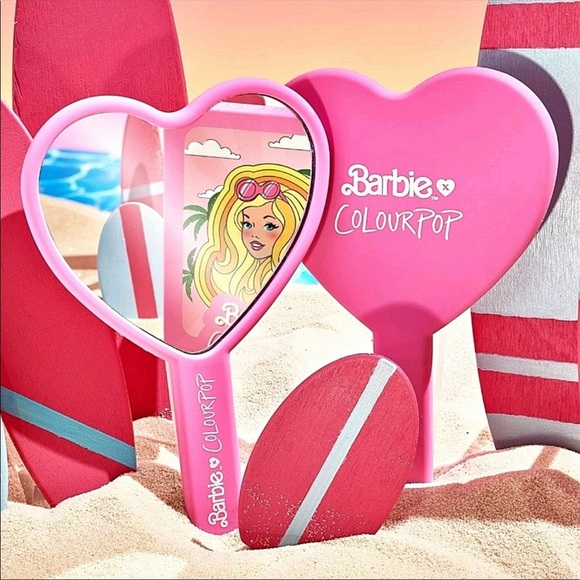 Barbie Other - Colourpop x Malibu Barbie Full Size Hand Mirror